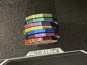 360 Color Gauge Tri Dual-Color Silk Filament Shift Swatch