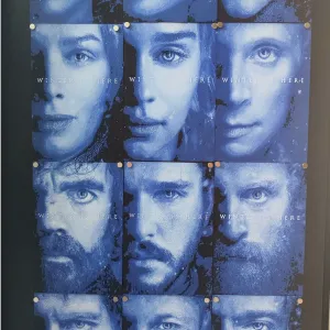 Game of thrones poster set - hueforge