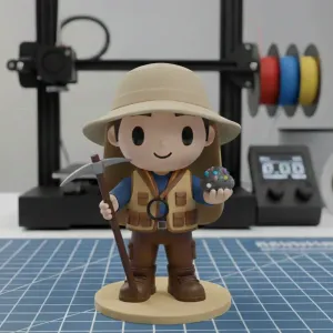GEOLOGIST FIGURINE