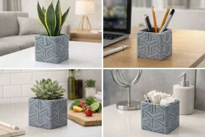 Modern cube - multi-purpose storage box