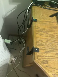 Desk Side Hook Attachment for MacBook Pro, Desk Edge Holder