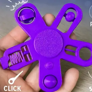 Multifunctional fidget spinner clicker tos