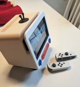 Retro TV Stand / Dock Enclosure for Nintendo Switch OLED