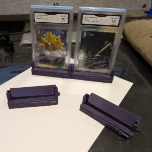Final fantasy themed graded card holder
