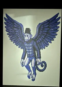 Pixelated Flying Monkey