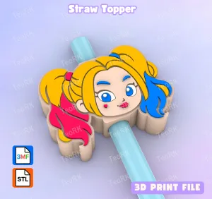 Straw Topper HARLEY QUINN - SUICIDE SQUAD