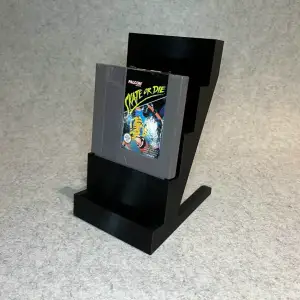 Display stand holder for 5 Nintendo NES games