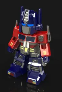 Optimus prime keychain