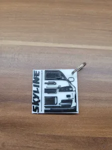 Keychain Nissan Skyline R34