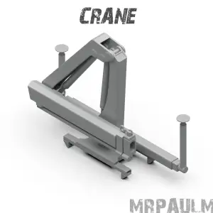 KAMAZ 6350 8x8: Crane
