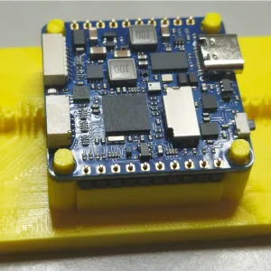 Soldering jig for a Matek H743 slim V4 flight controller