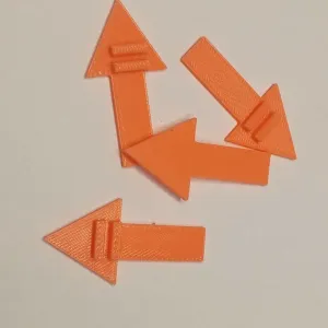 Bicycle Spoke Arrow Ornament
