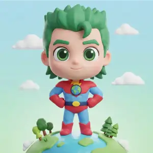 Chibi Captain Planet