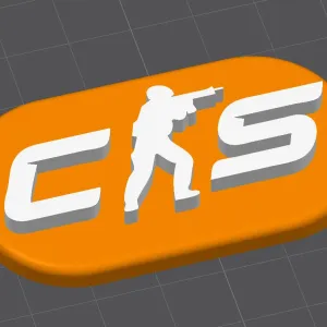 Counter Strike key chain
