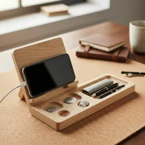 Minimalist Phone Holder - Omni Stand & Accessory Organizer