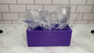 Countertop Utensil Caddy - Forks, Spoons & Knives Organizer