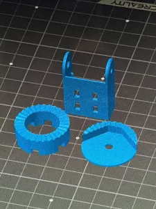 ENDER 3 Build Plate alignment w/wheel screw lock & bed chain