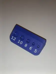 Thread gauge rack