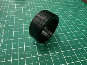 Tire with tread 65х27mm