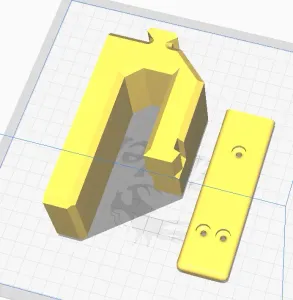 Airsoft AR style Magazine Well wall mount