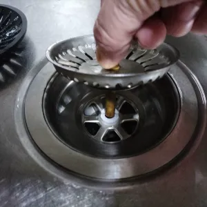 Sink screw.