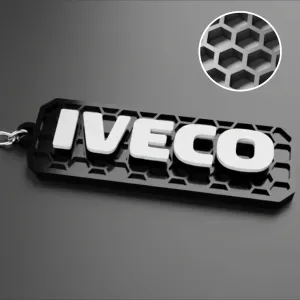 Iveco logo keychain