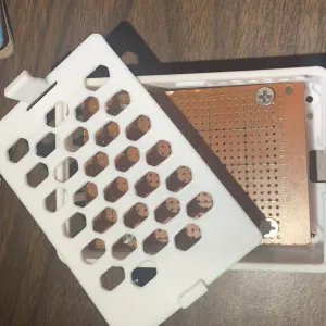 Raspberry pi 5 case with air vents