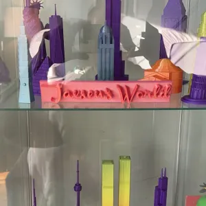 Jaxsen World Nameplate