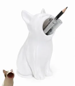 Open Mouth Meme Cat Pencil Holder