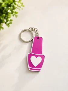 Chaveiro abridor de lata esmalte coração