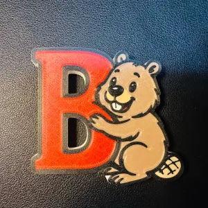 Letter B "Beaver" - Animal Alphabet