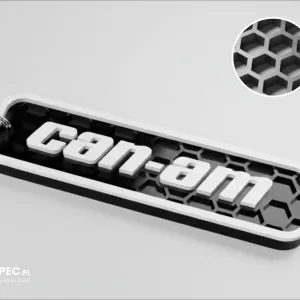 Canam can-am logo keychain