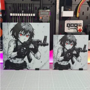 Girl Anime AK – Hueforge – 4 Colors