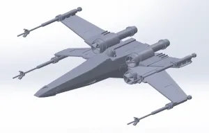 X-wing 65 Star wars very well detailted scale 1:50