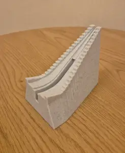 Ski Jump Business Card Holder – 3D Printed Desk Card Stand