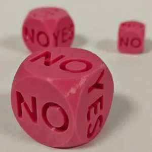 Spherical YES/NO Dice | Truncated Orb Set