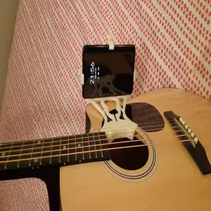 Smartphone support for Accoustic Guitar