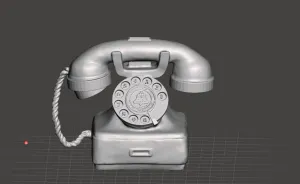 Antique Old Fashion Telephone bank and cap1950