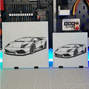 Lamborghini - Hueforge - 3 Colors