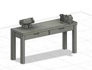1/18 ÉTABLI DE GARAGE B / GARAGE WORKBENCH B