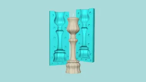 Candle Mold A15 - Molding Maker Wick Template