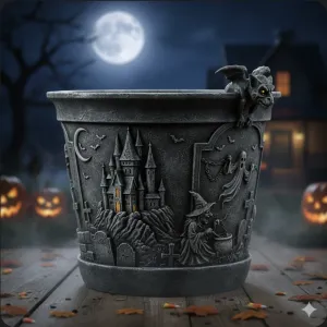 Halloween planters pot