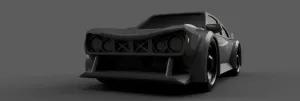 Gaslands Barebone Gasser (custom) 1/64