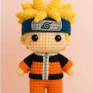 Naruto Crochet Style STL – Anime Ninja Amigurumi Inspired Fi