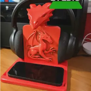 Dragon Headphone Phone Holder Stand Video Gaming Accessory