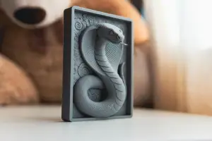 Cobra Snake - Unified Bas Relief Art