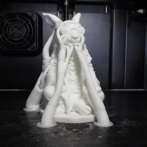 Sculpture Lapin baba cool