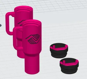 Boys & Girls Club Stanley Cup Keychain (Holds chapstick!)