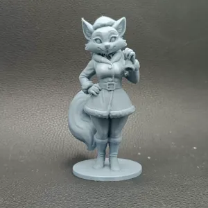 Christmas Fox Lady - Mrs. Claus Fox - Furry