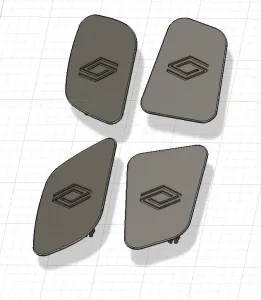 Renault Scenic 3 Air Vent Deflector Covers
